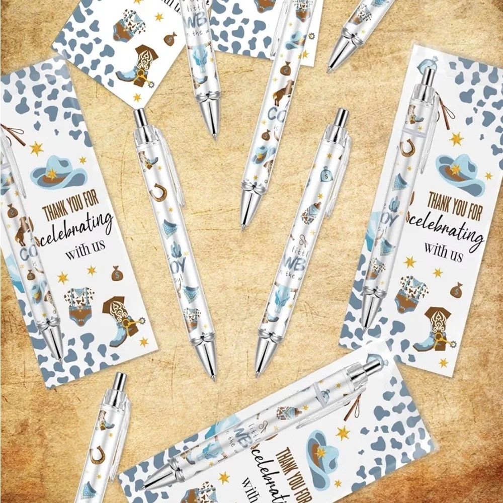 Little Cowboy Baby Shower Ballpoint Pen Party Favor